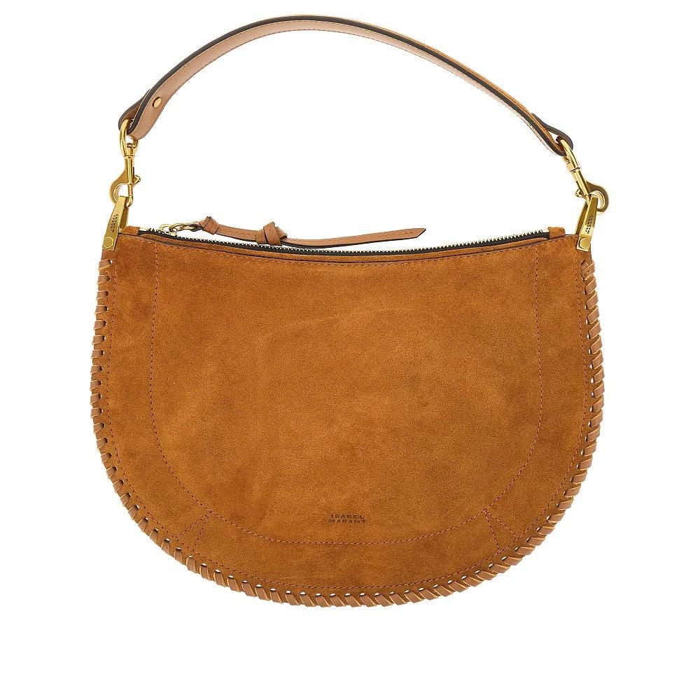 SUEDE LEATHER OSKAN SOFT ZIP BAG - 1