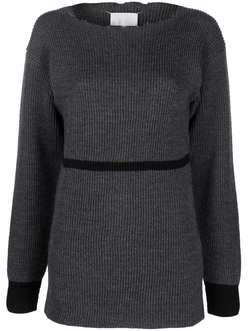 ribbed-knit jumper 1