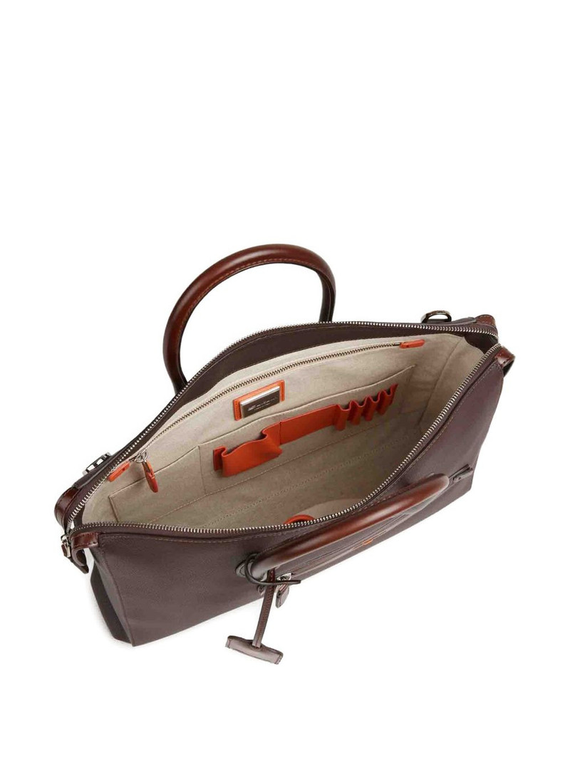 grained-leather briefcase 5
