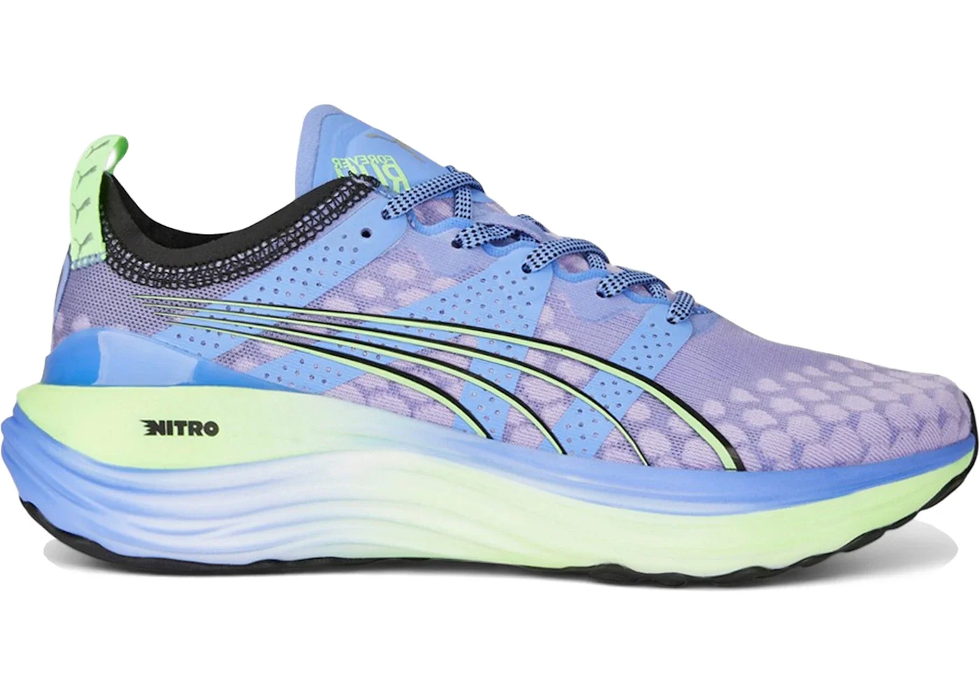 Puma ForeverRun Nitro Elektro Purple Fizzy Lime (Women's) - 1