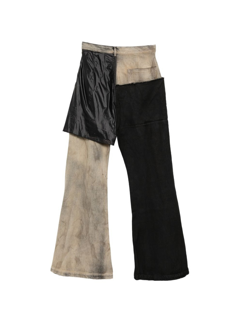 Rick Owens DRKSHDW panelled faded-effect jeans outlook