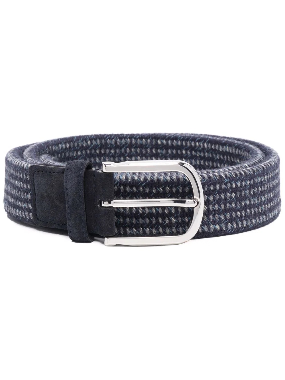 knitted buckle belt - 1