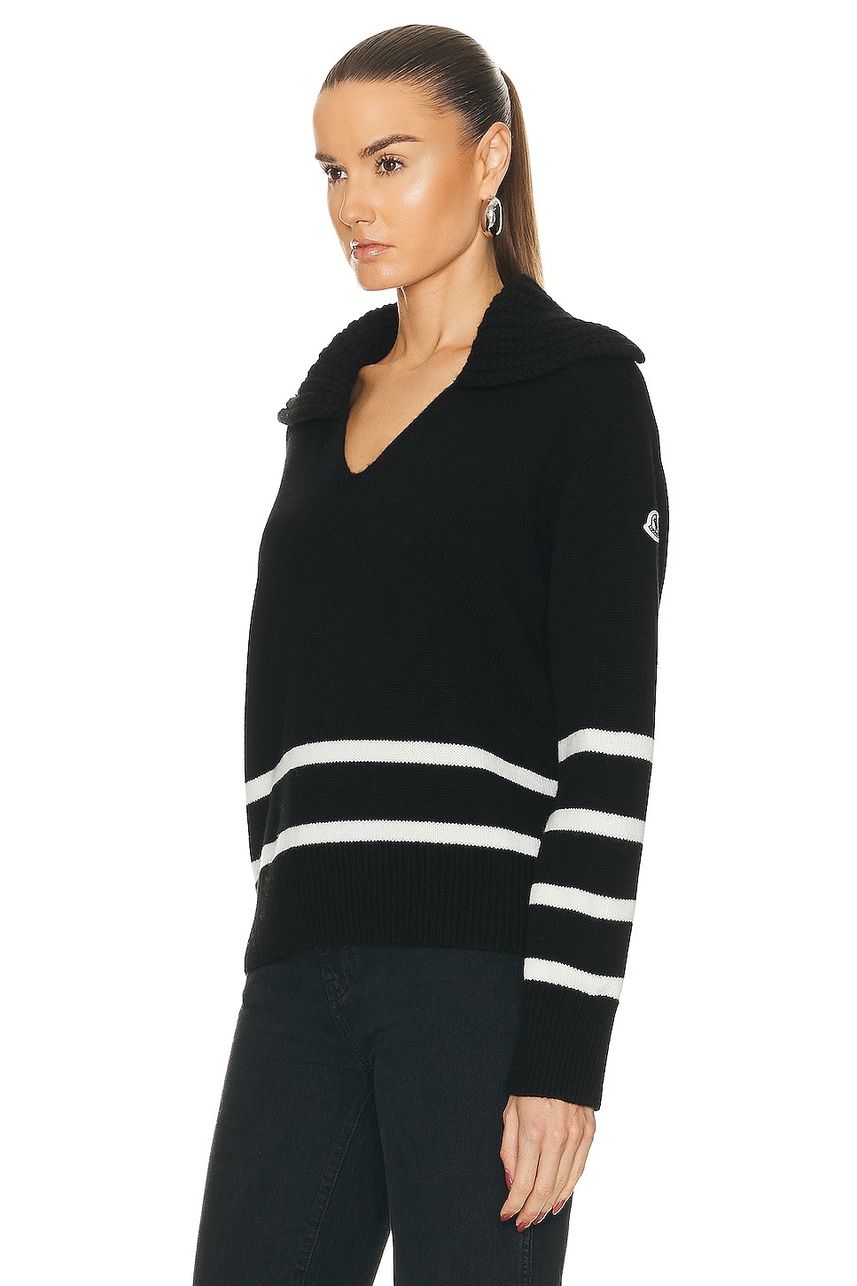 Long Sleeve Polo Sweater - 3