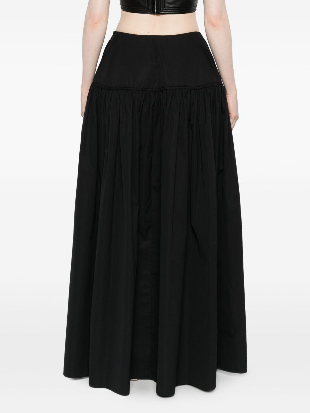 full cotton-poplin skirt - 4