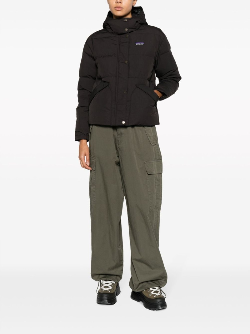 Patagonia recycled feather-down hooded jacket outlook