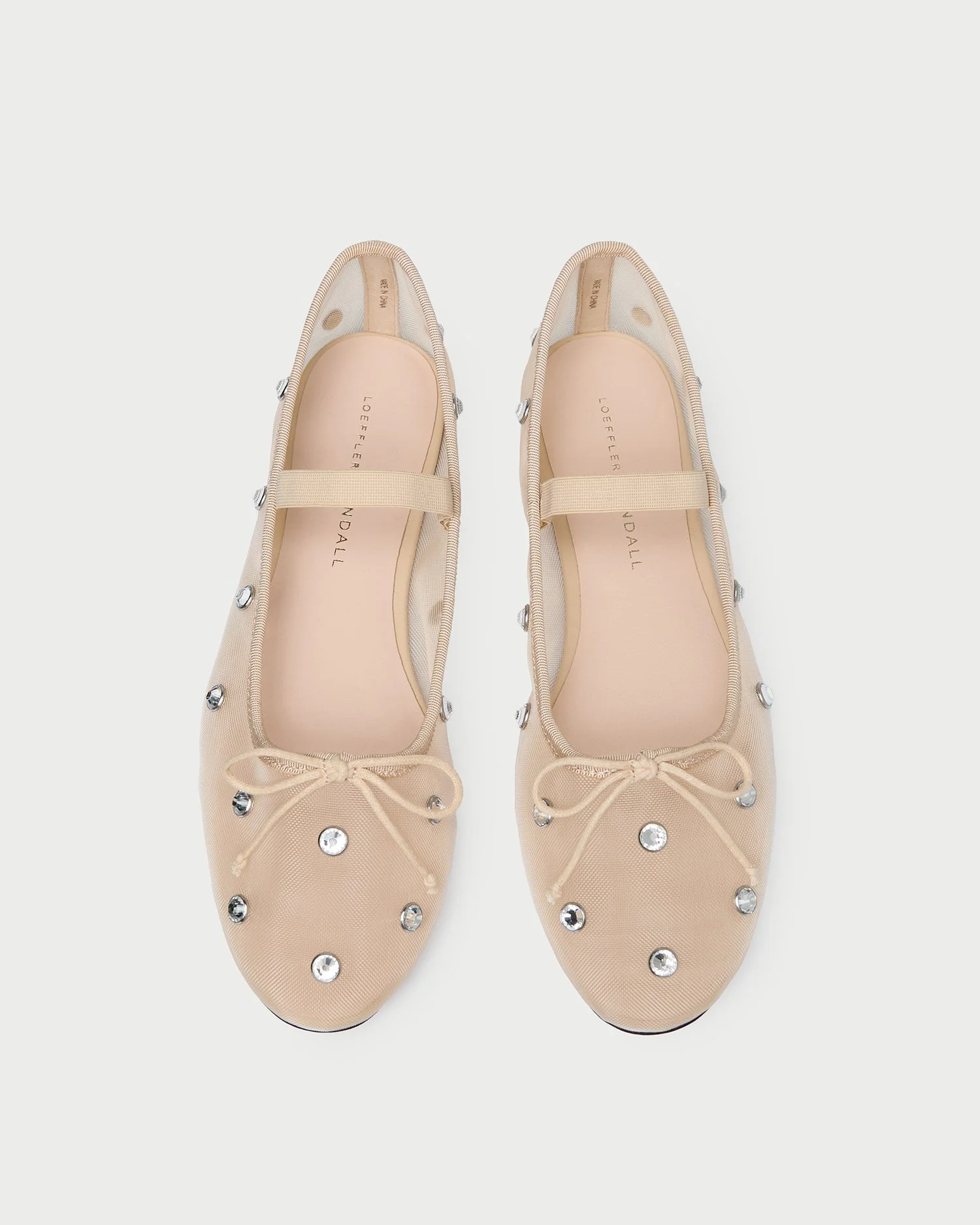 Leonie Caramel/Crystal Ballet Flat - 1