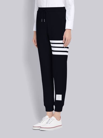Thom Browne Navy Cotton Loopback Knit Engineered 4-bar Classic Sweatpant outlook