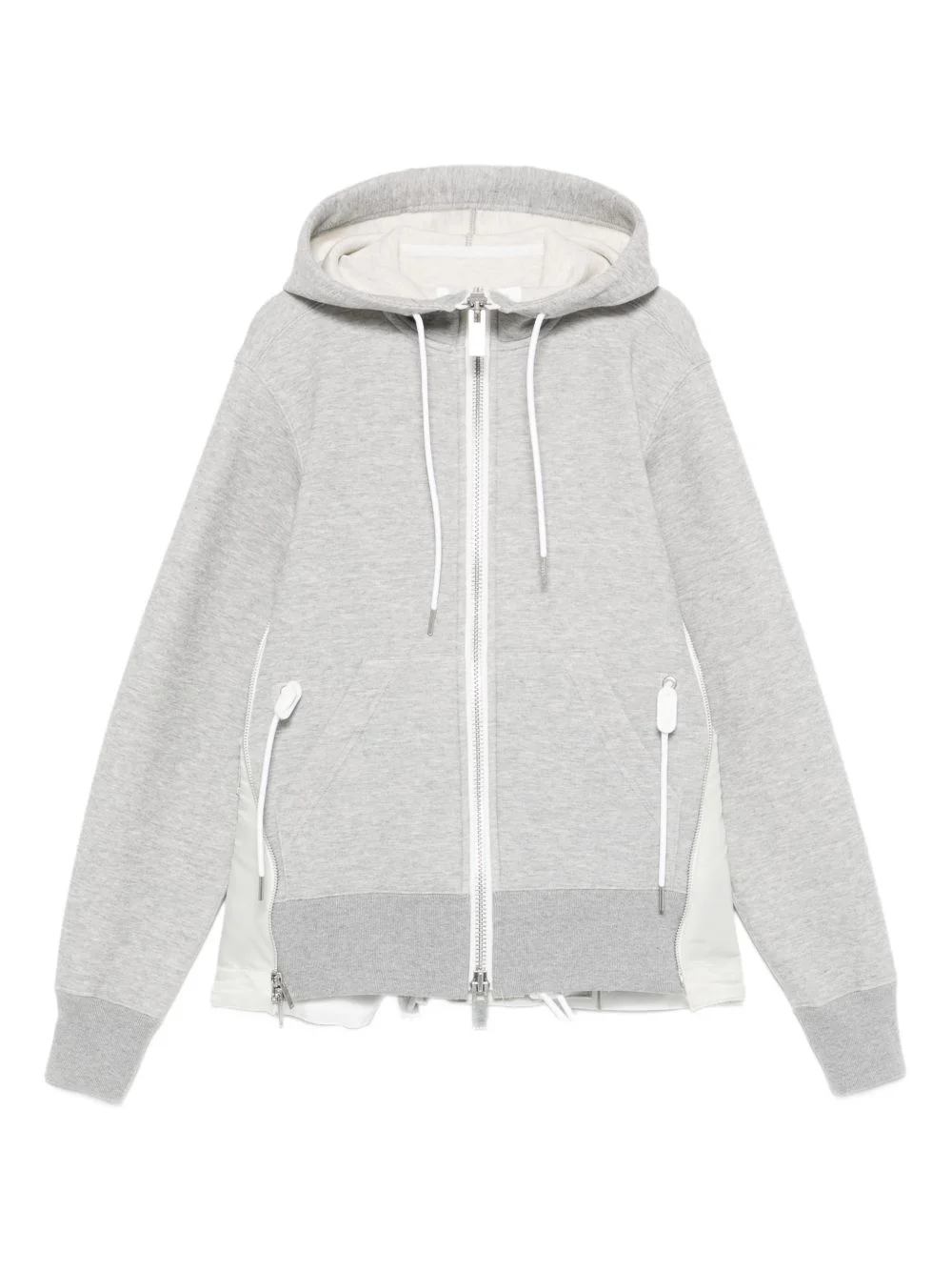 panelled hoodie - 1