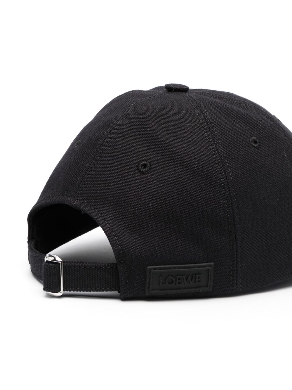 logo-patch cotton cap - 2