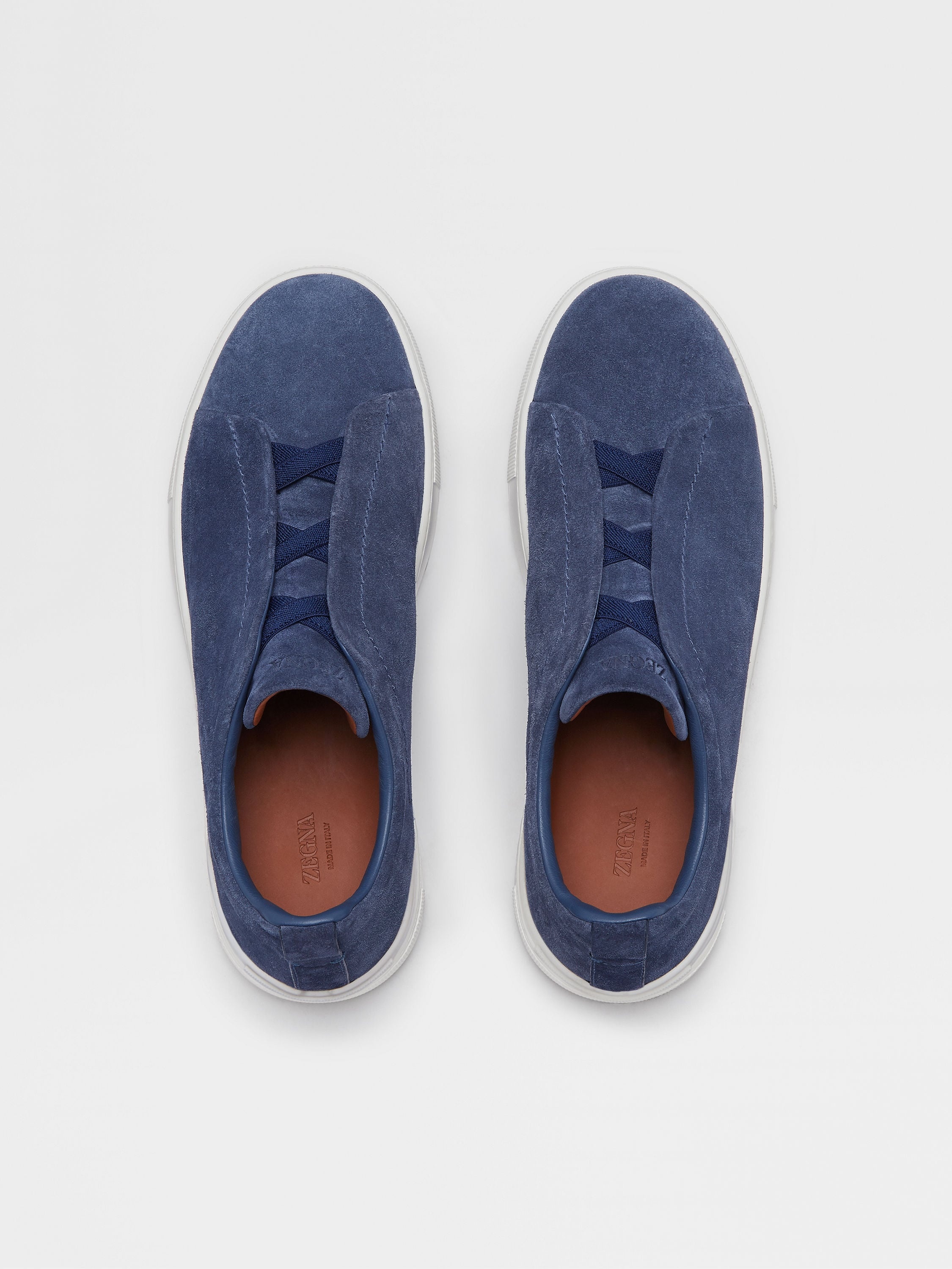 UTILITY BLUE SUEDE TRIPLE STITCH™ SNEAKERS - 6