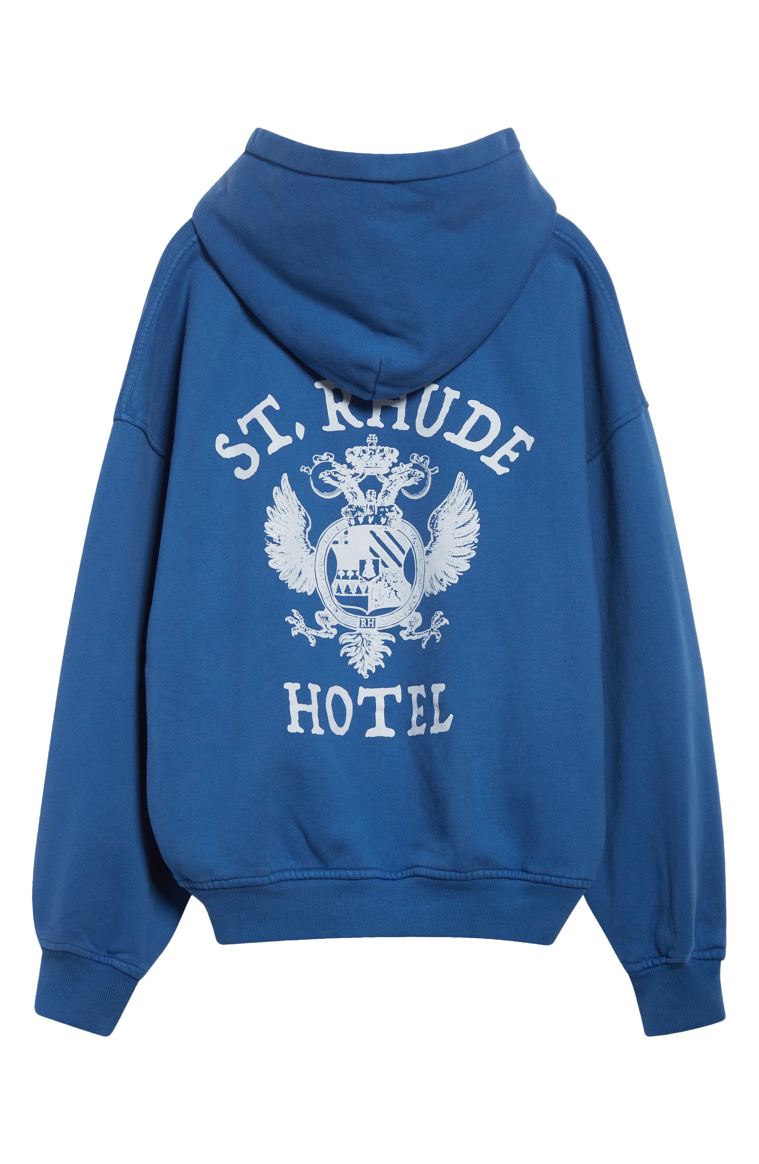 St. Rhude Seal Fleece Graphic Hoodie in Royal Blue 0605 at Nordstrom - 7