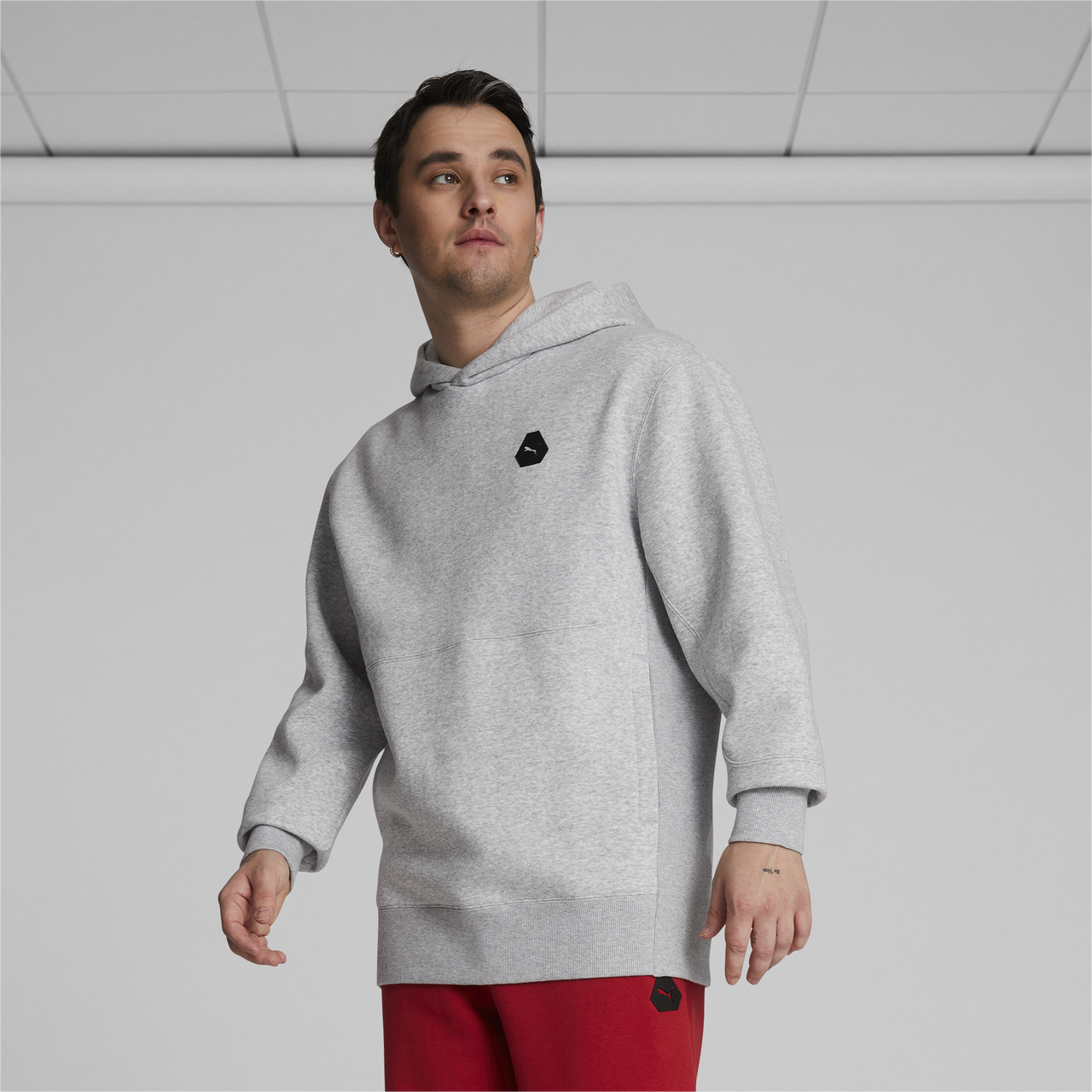 PUMA Mens PUMA Rudagon Fleece Hoodie - 1