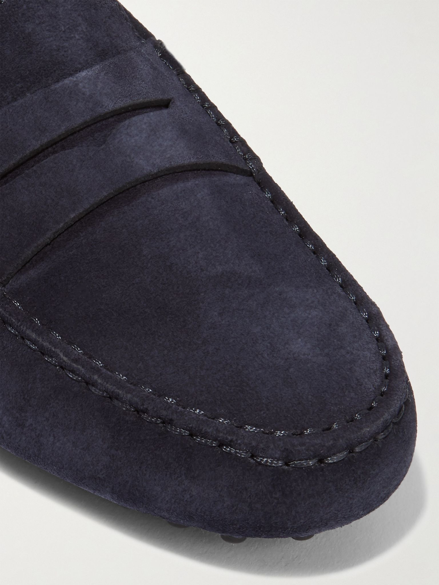 Gommino suede loafers Navy - 4