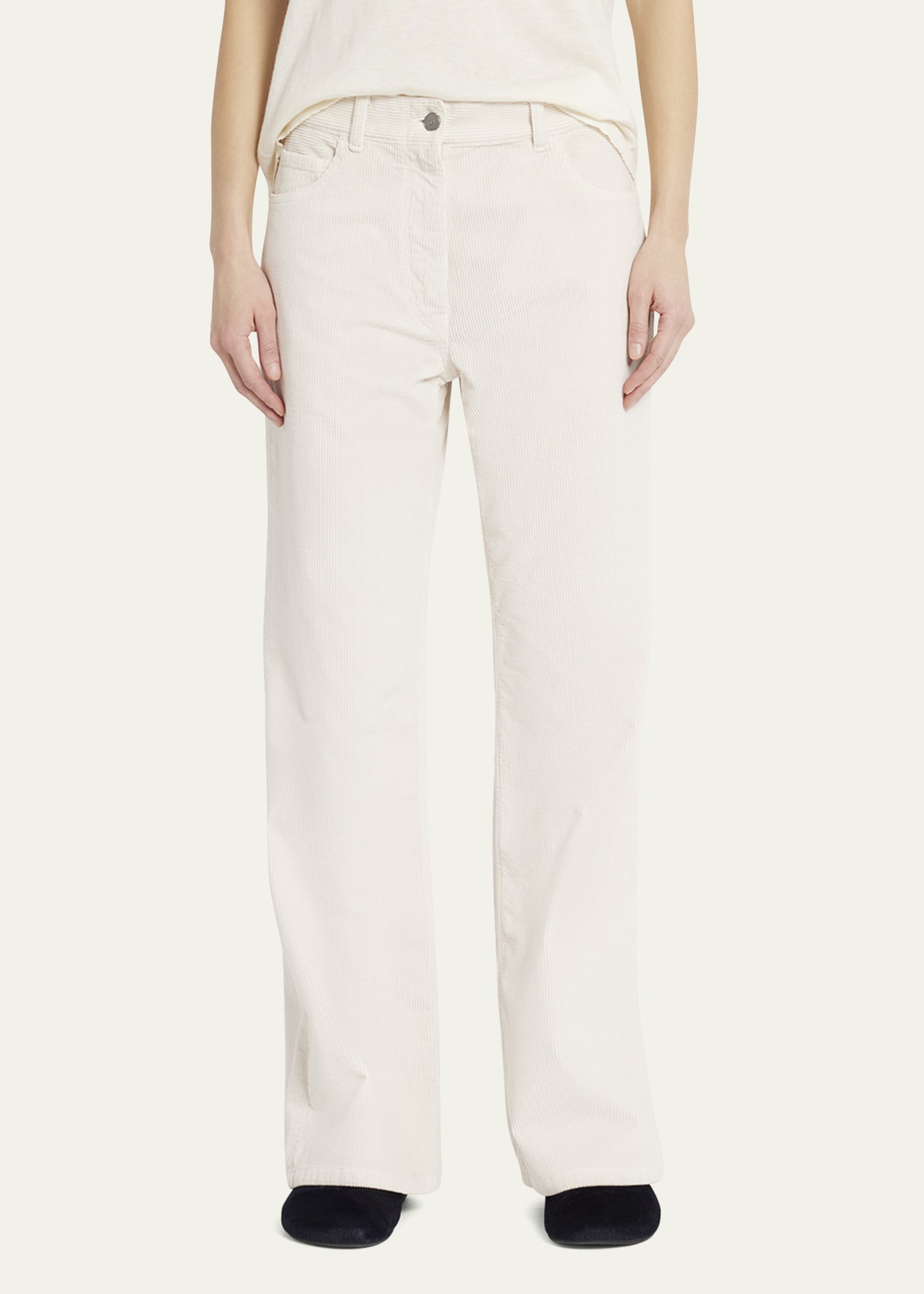 Dan Corduroy Straight-Leg Pants - 4