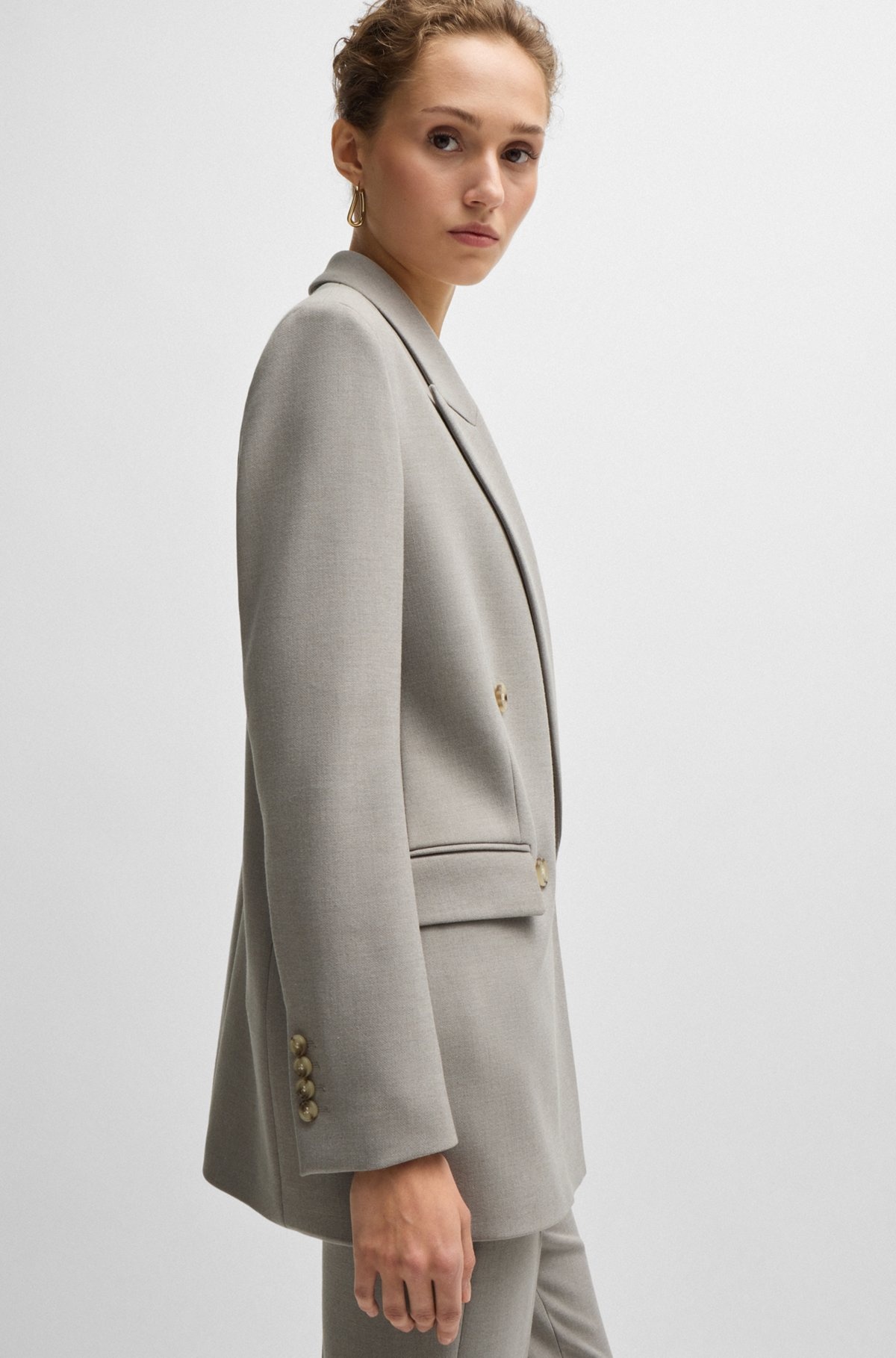 REGULAR-FIT JACKET WITH DOUBLE-BREASTED CLOSURE - 6