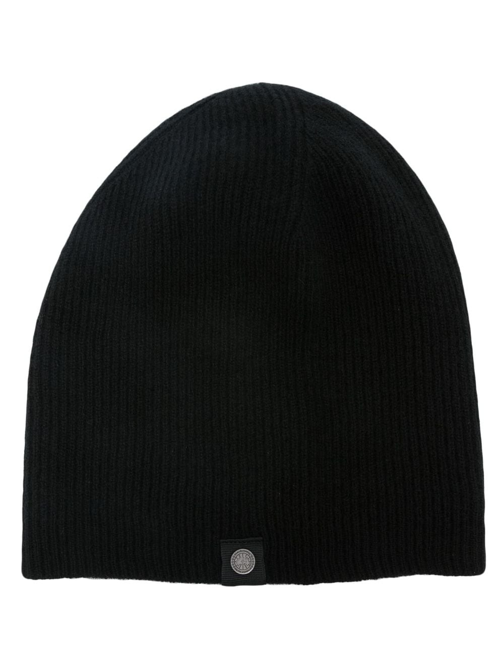 knitted cashmere beanie - 1