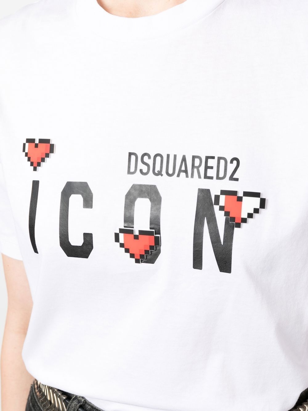 Icon logo-print T-shirt - 5