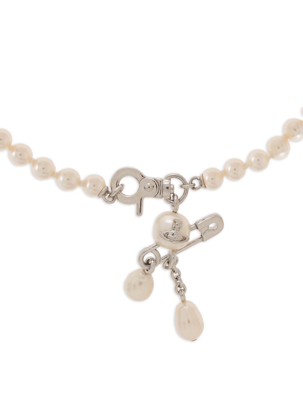 faux-pearl necklace - 3