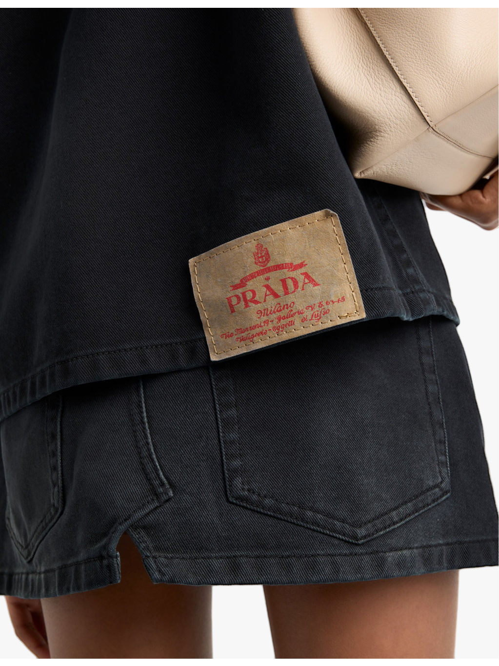 Logo-embellished loose-fit denim shirt - 5