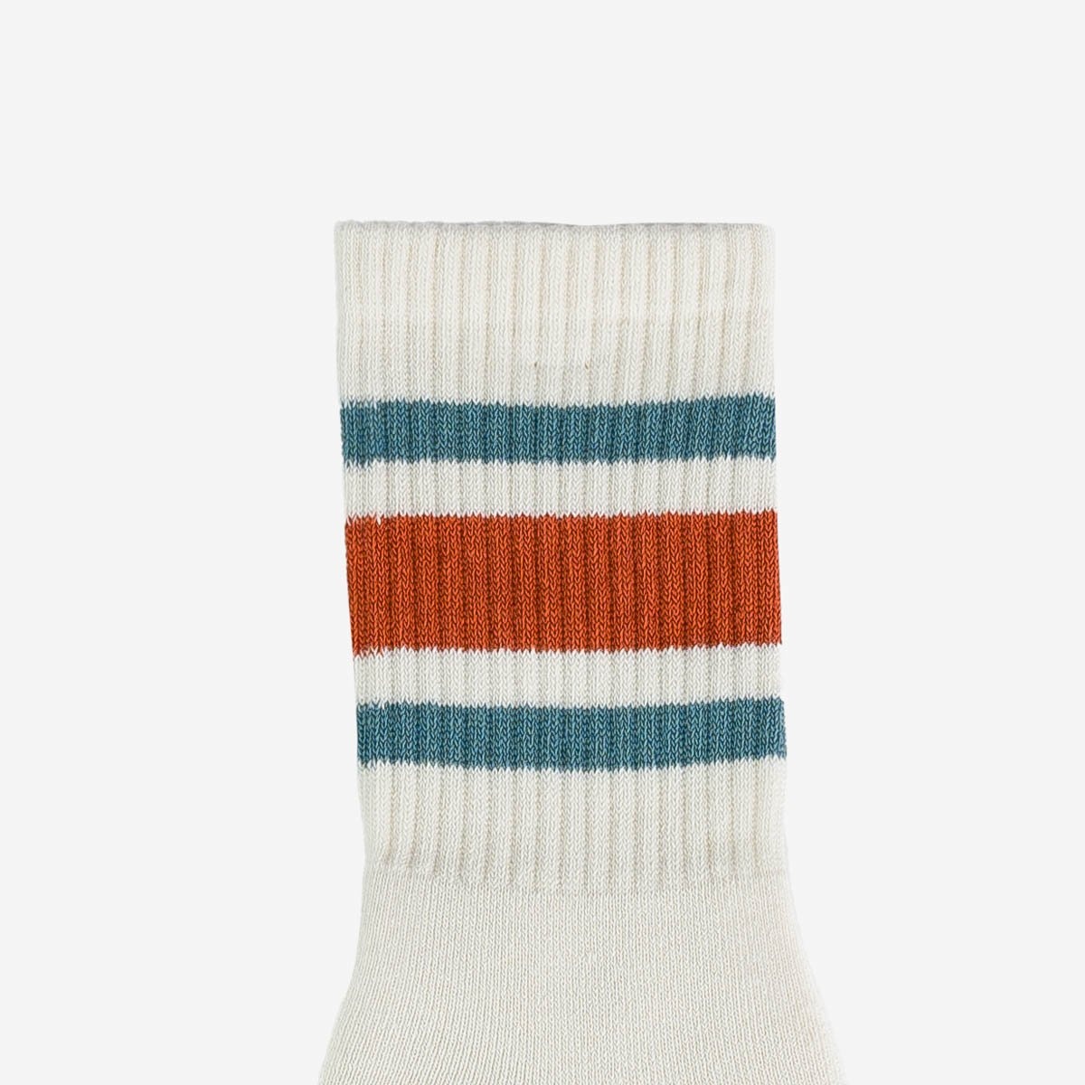 DEC-80-S-ORA Decka 80s Skater Socks - Short Length - Orange - 2