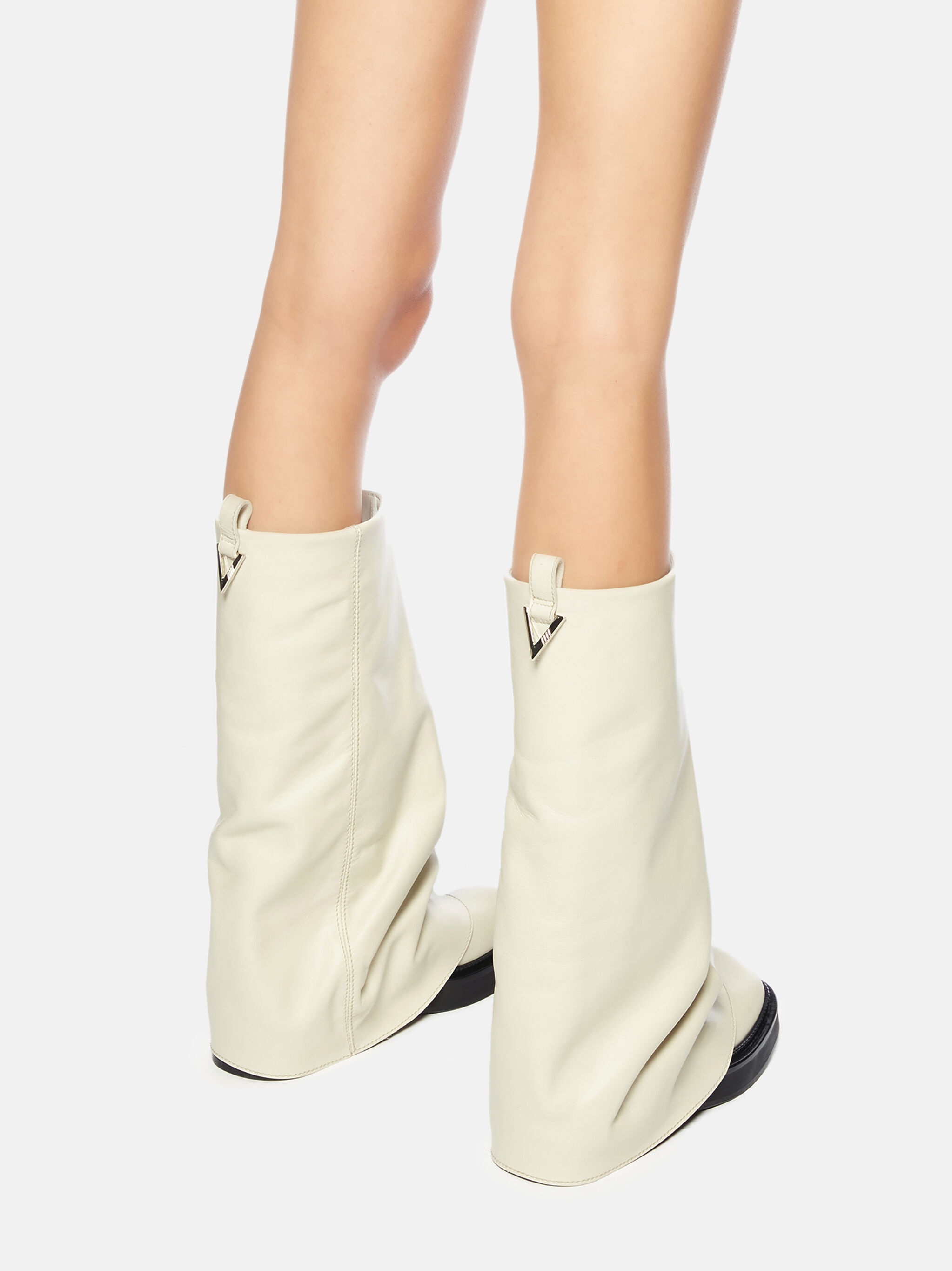 ''ROBIN'' IVORY COMBAT BOOT - 3
