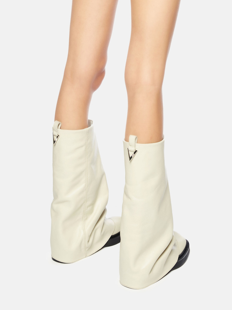 ''ROBIN'' IVORY COMBAT BOOT 3