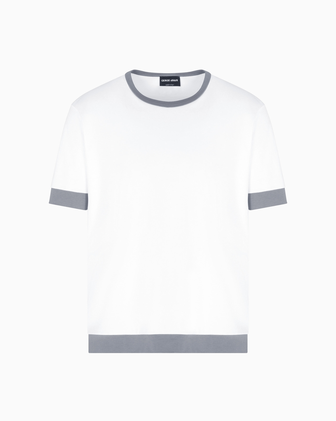 ORGANIC COTTON JERSEY CREW-NECK T-SHIRT - 1