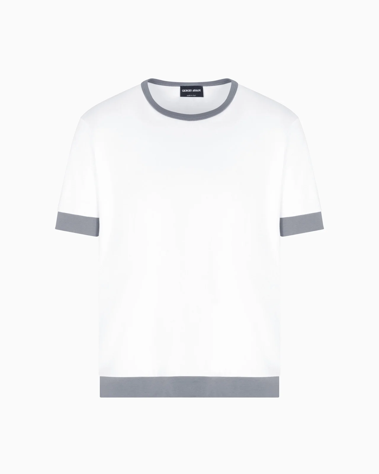 ORGANIC COTTON JERSEY CREW-NECK T-SHIRT - 1