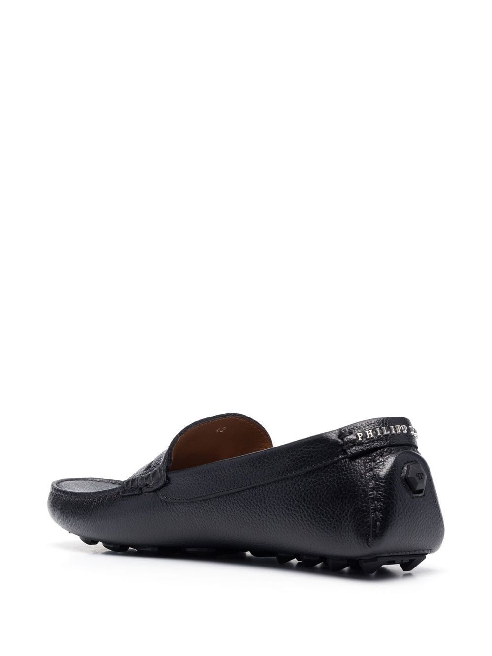 logo moccasin loafers - 3