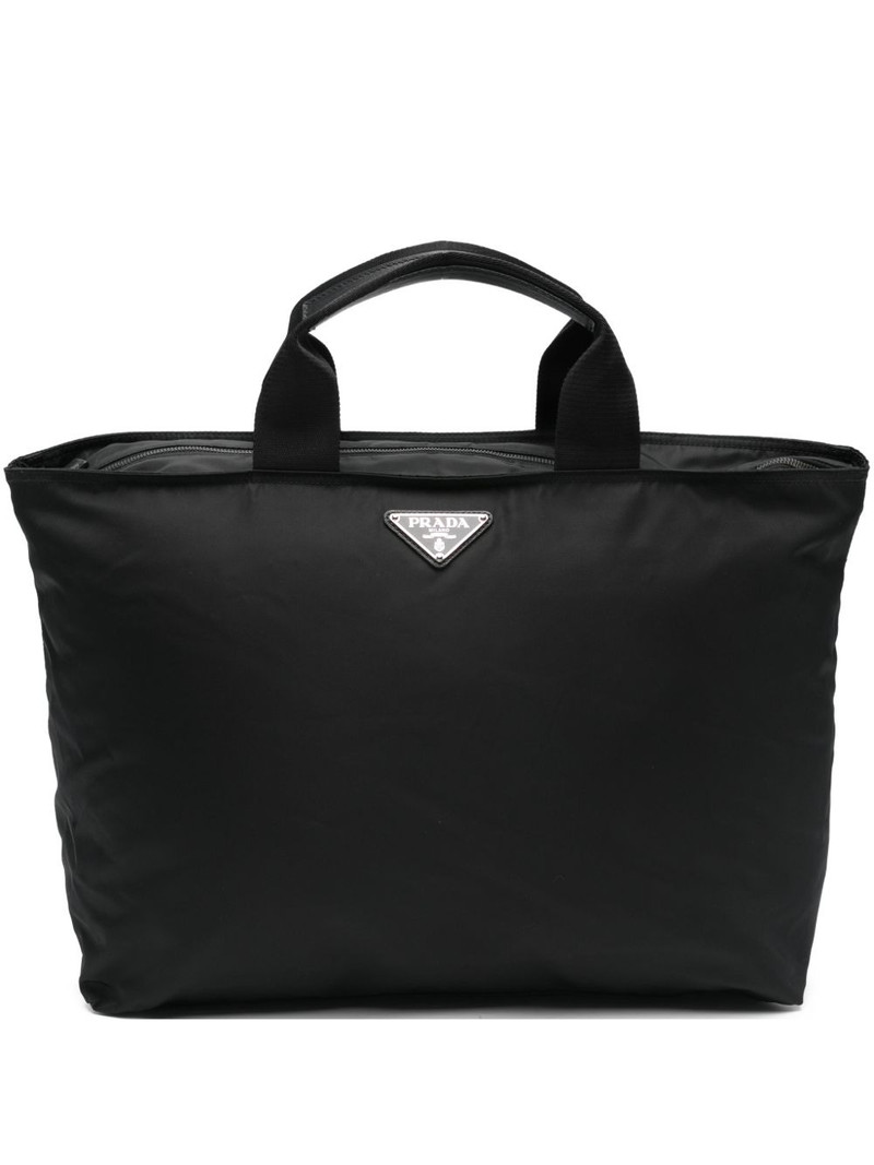 triangle-logo tote bag 1
