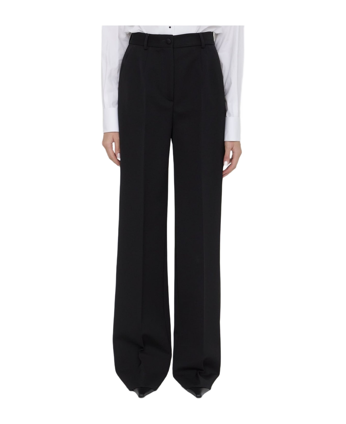 Gabardine Tuxedo Pants - 1