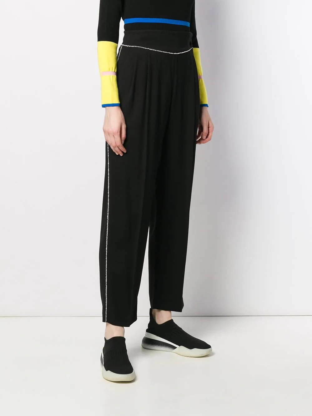 crystal embellished trousers - 3