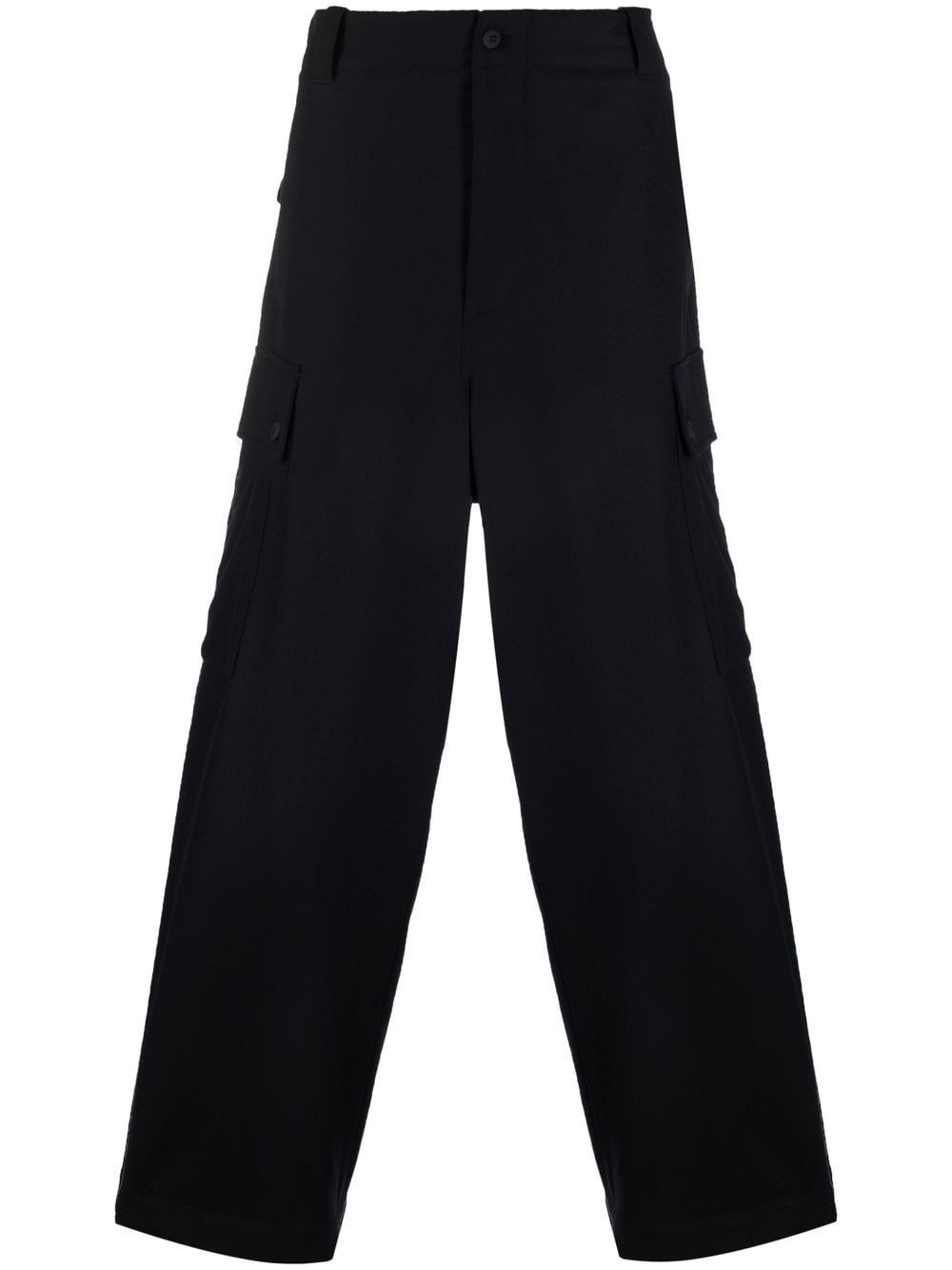 straight-leg wool trousers - 1