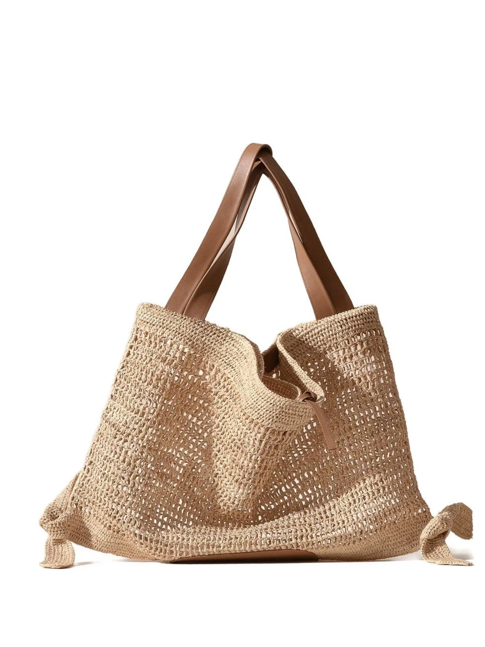 Cador crocheted knot shoulder bag - 1