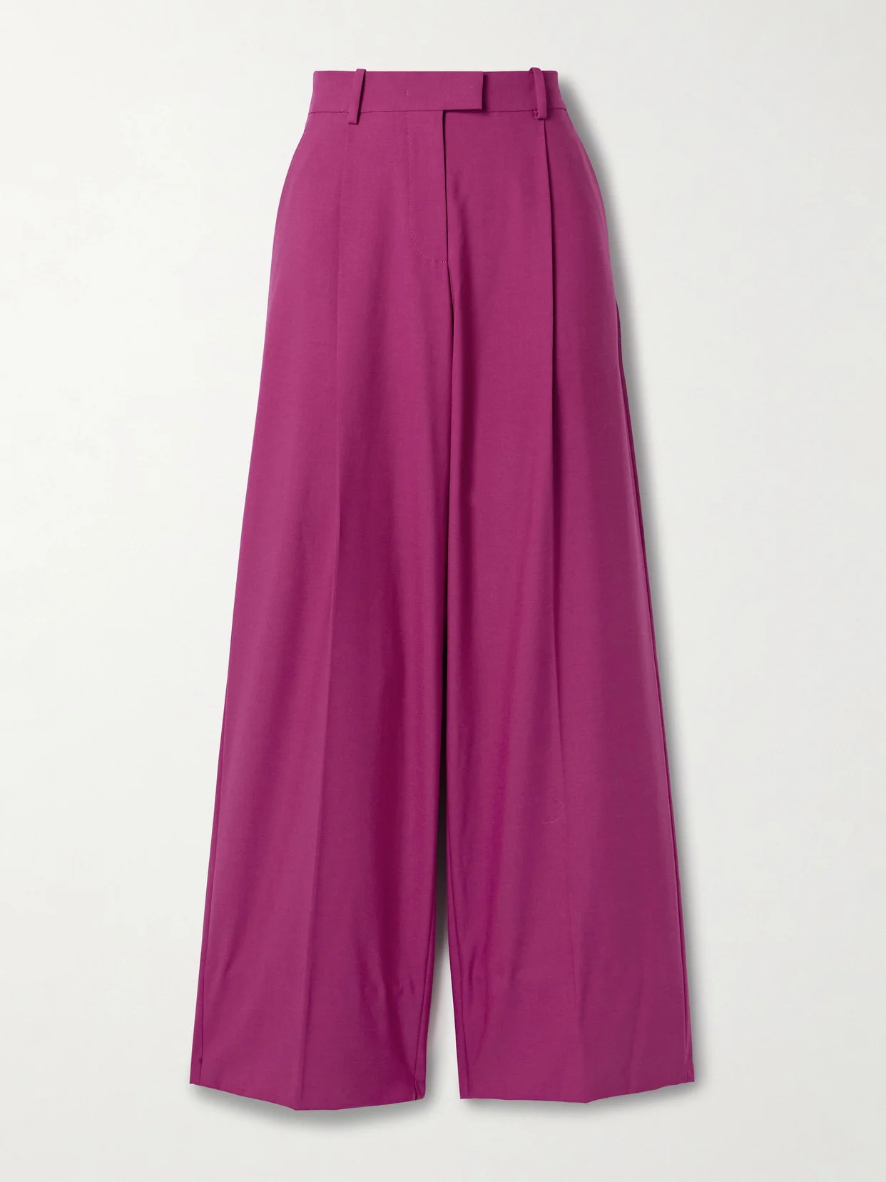 Wool-blend Wide-leg Pants - 1