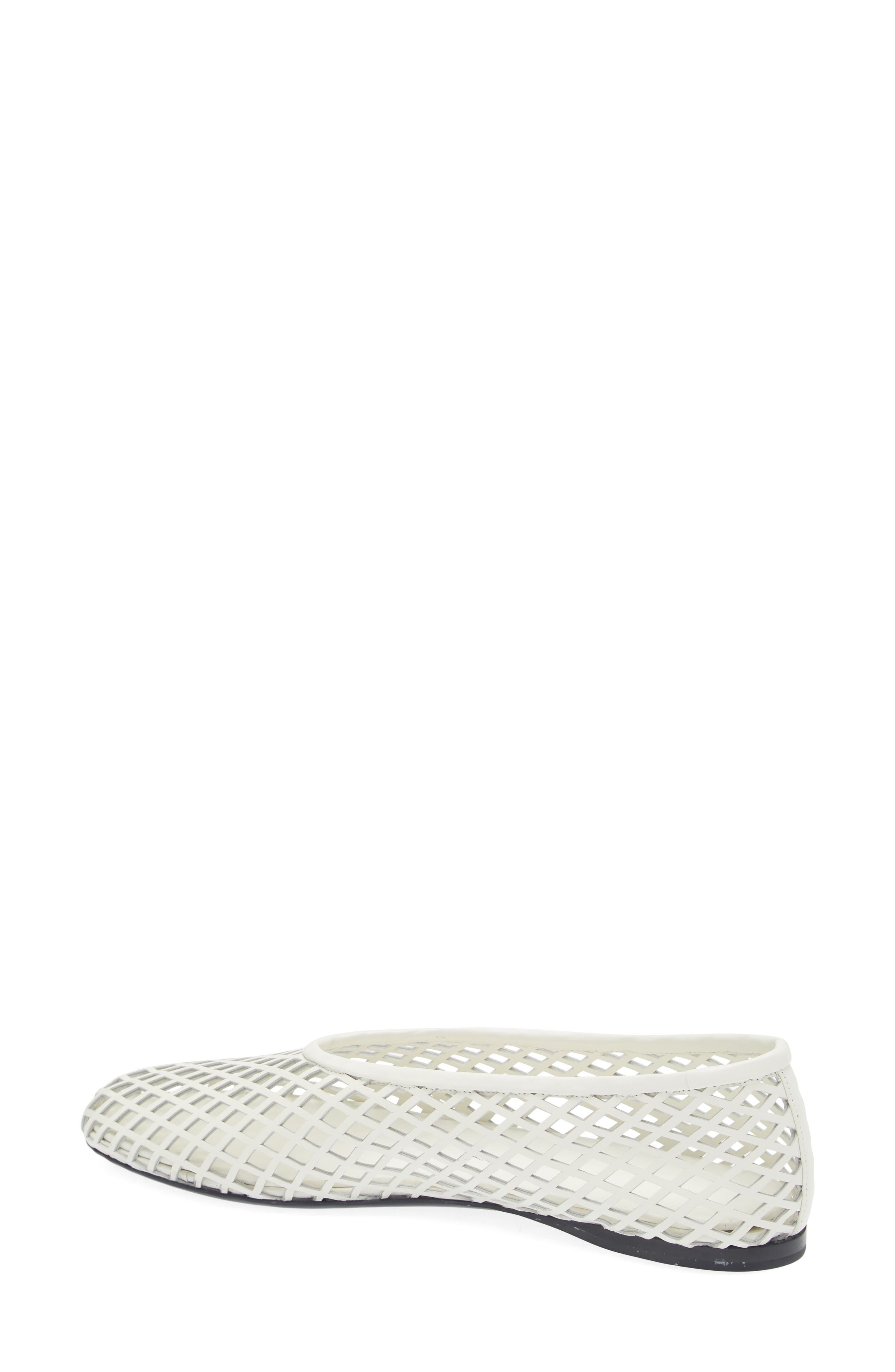 Proenza Schouler Tee Perforated Ballet Flat in Ivory at Nordstrom - 2