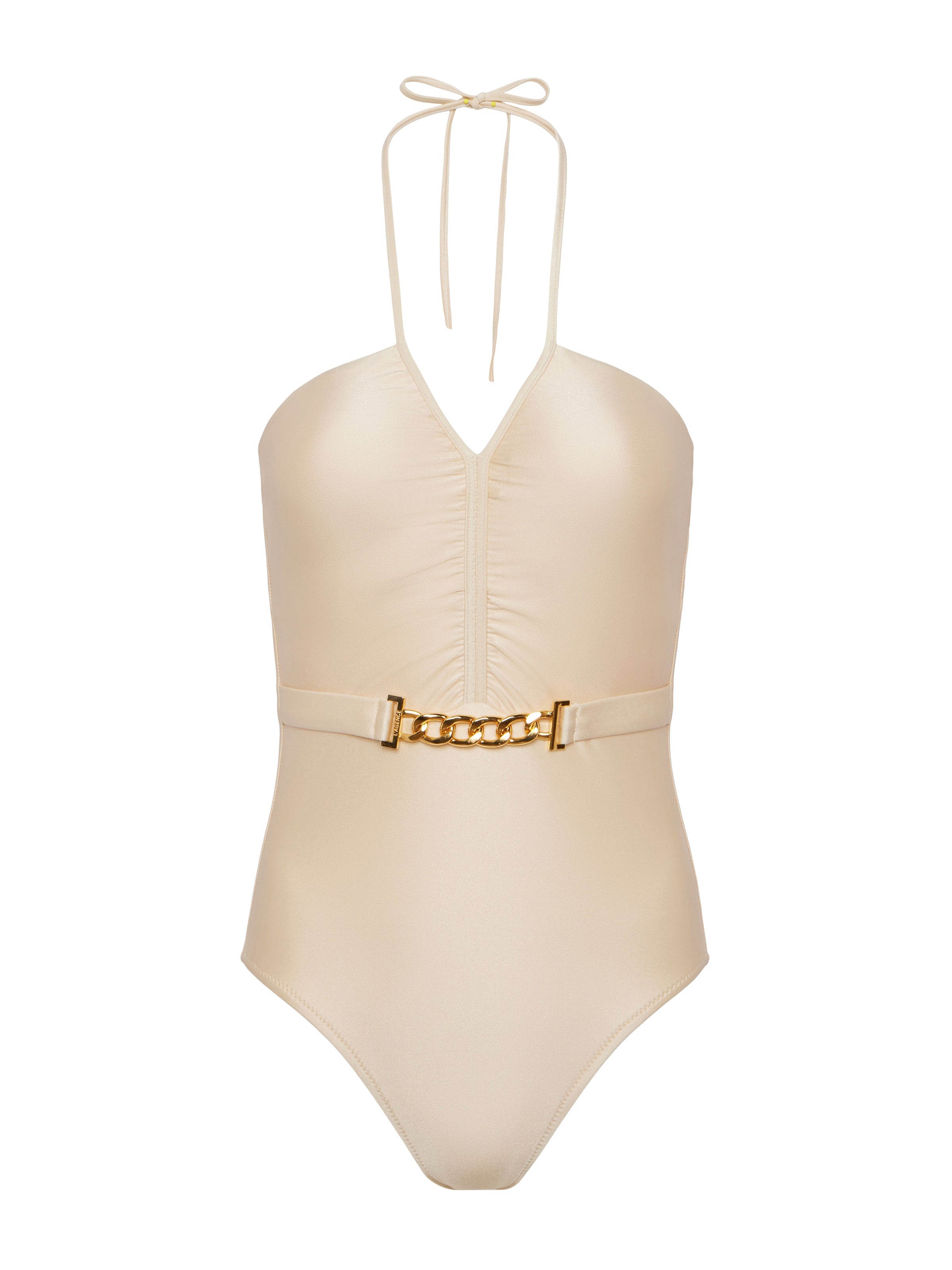 Leila Halter One-Piece Swimsuit - 1