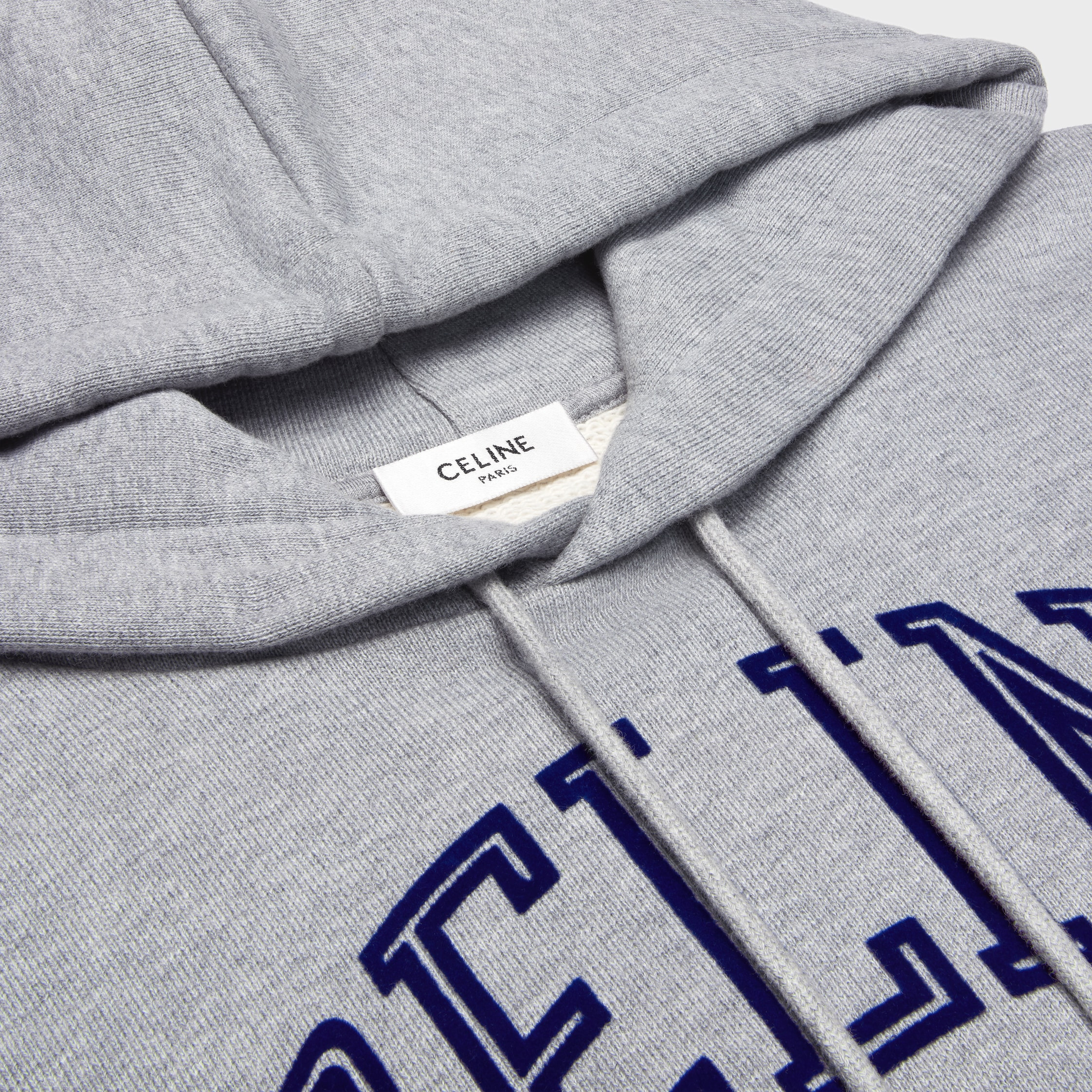 loose hoodie IN cotton fleece - 3