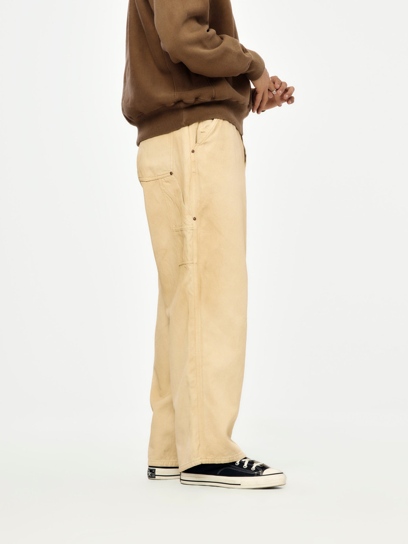 A.PRESSE VINTAGE SILK HEMP PAINTER PANTS (BEIGE) (SIS) outlook