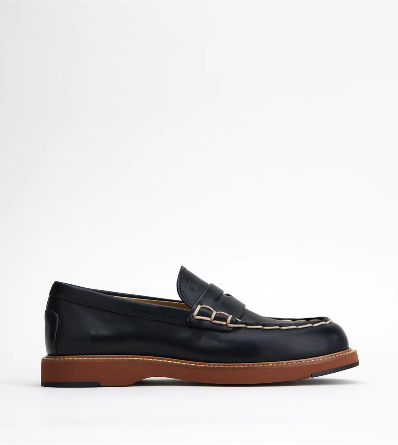 LOAFERS IN LEATHER - BLACK 1