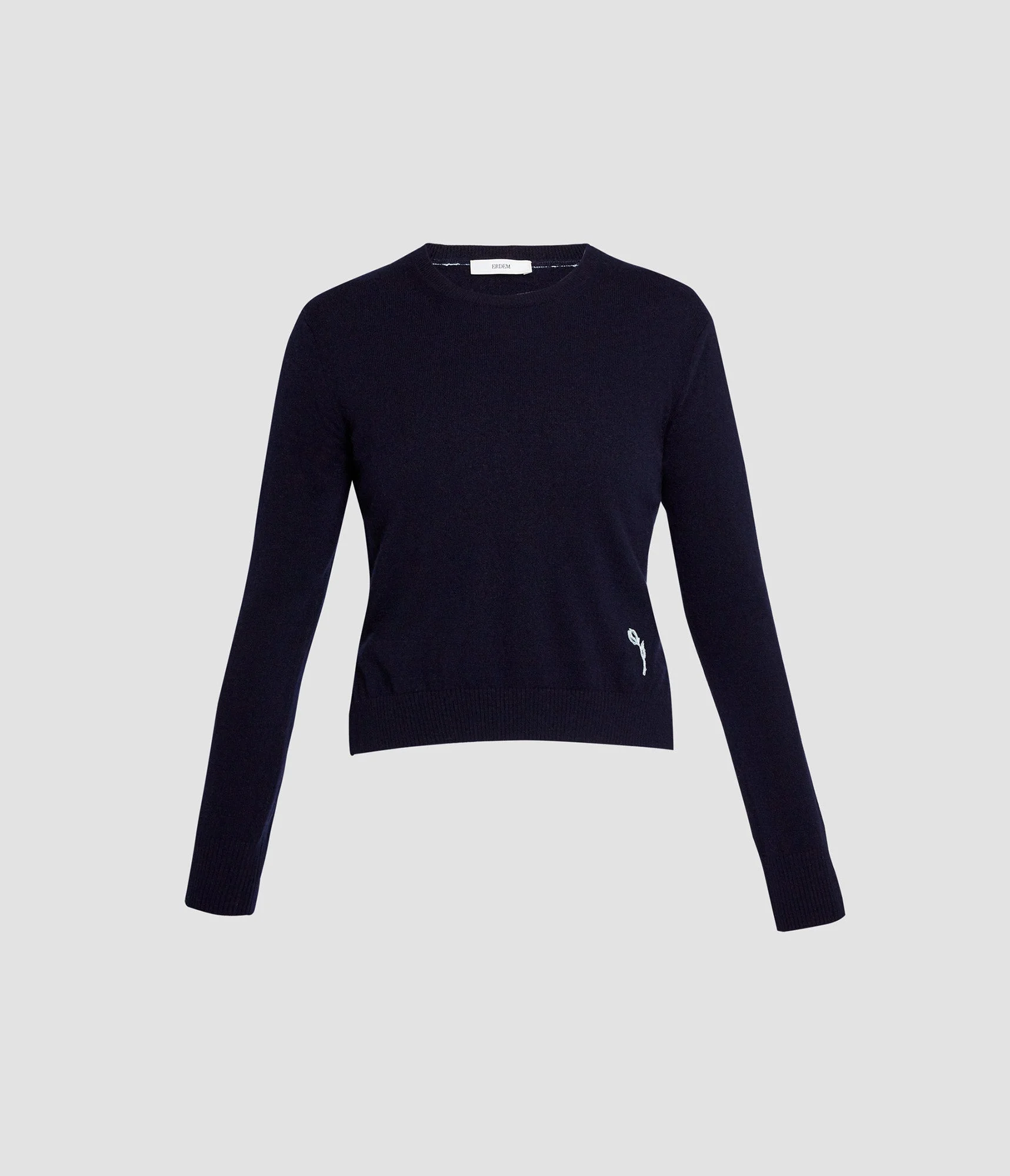 CASHMERE CREW NECK JUMPER - 1