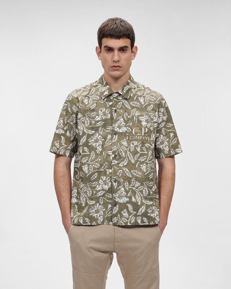 C.P. Company All-over Printed Popeline Short Sleeved Shirt outlook