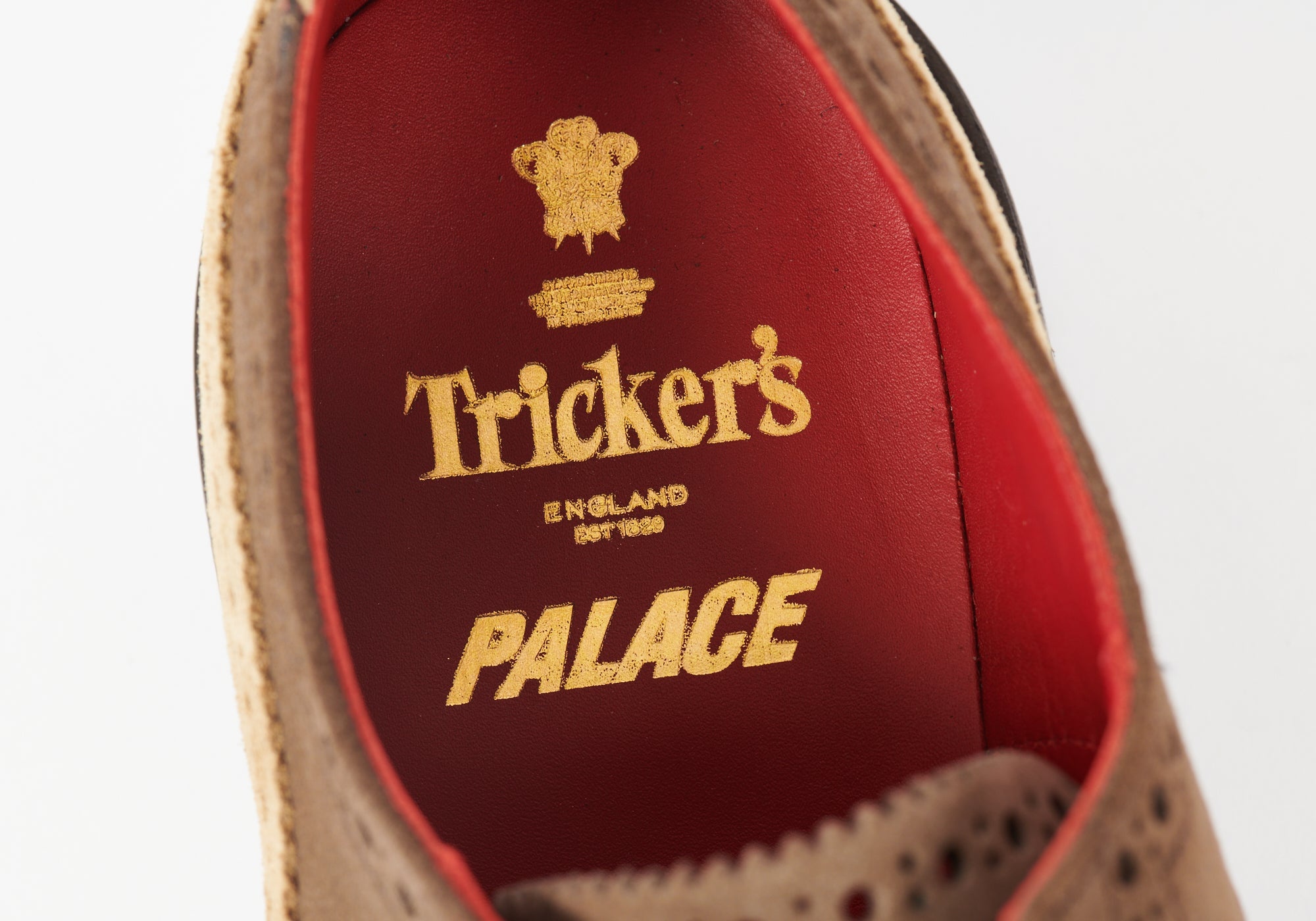 PALACE TRICKER'S COUNTRY BROGUE SUEDE MULTI - 10