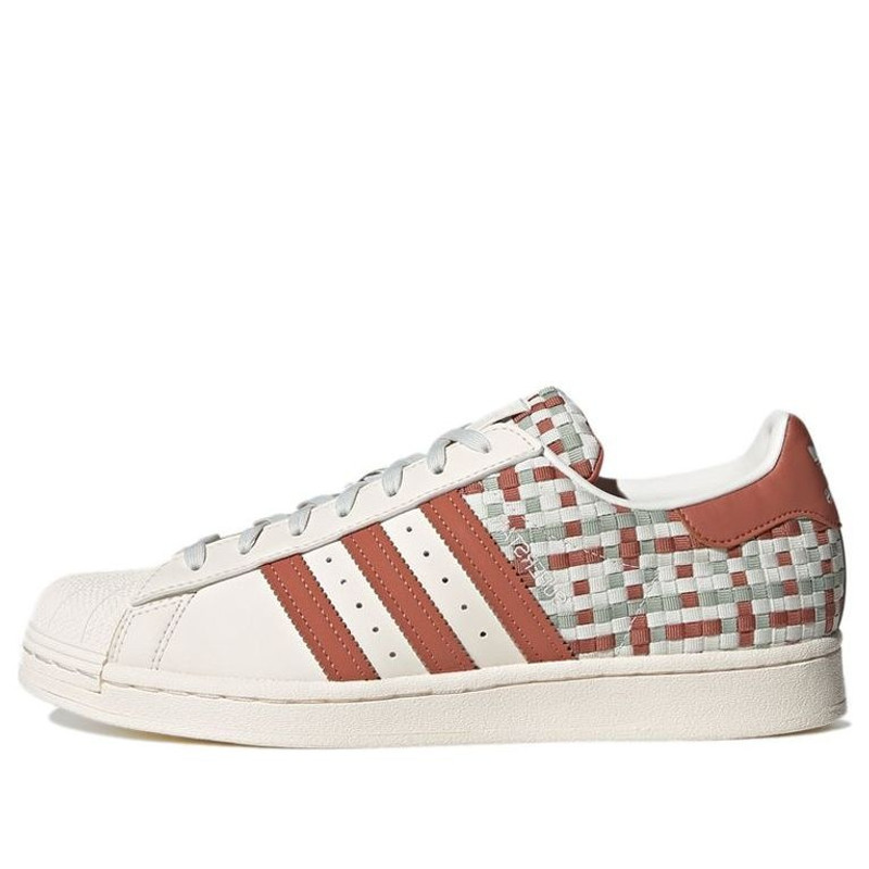 adidas originals Unisex Superstar Low-Top Sneakers White/Red/Green GV9230 - 1