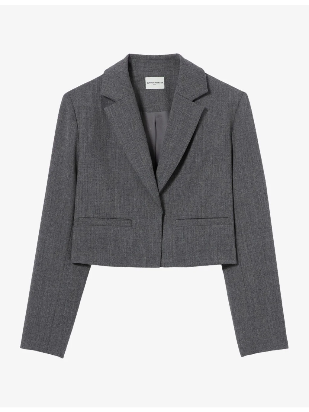 Cropped Wool Jacket - 1