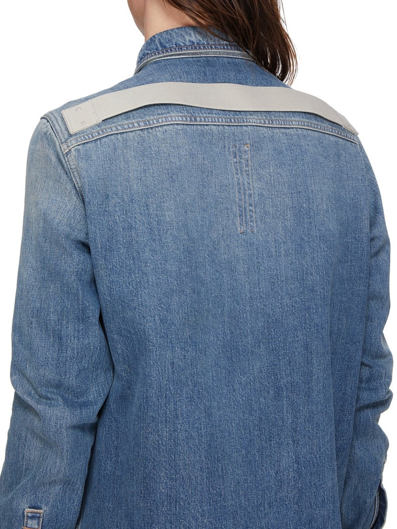 Webbing-Trimmed Denim Overshirt 5