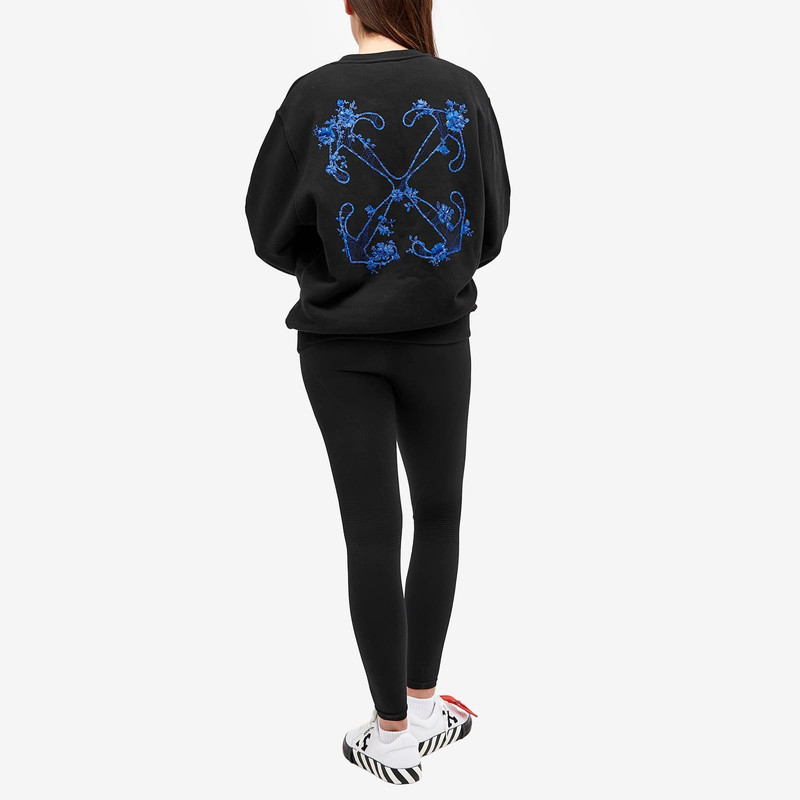 Off-White Off-White Flower Arrow Regular Crewneck Sweatshirt outlook