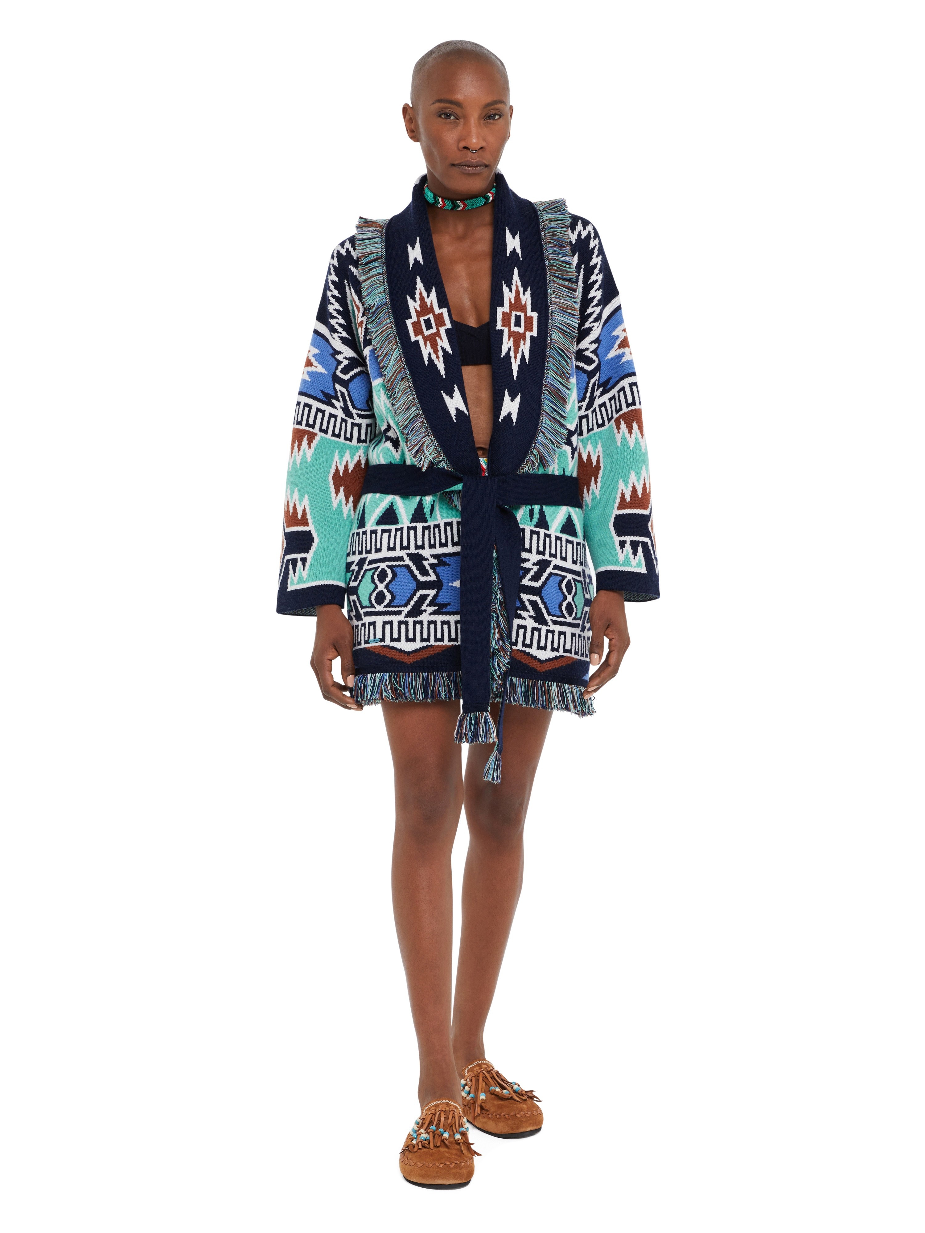 Geometric Roots Cardigan - 1