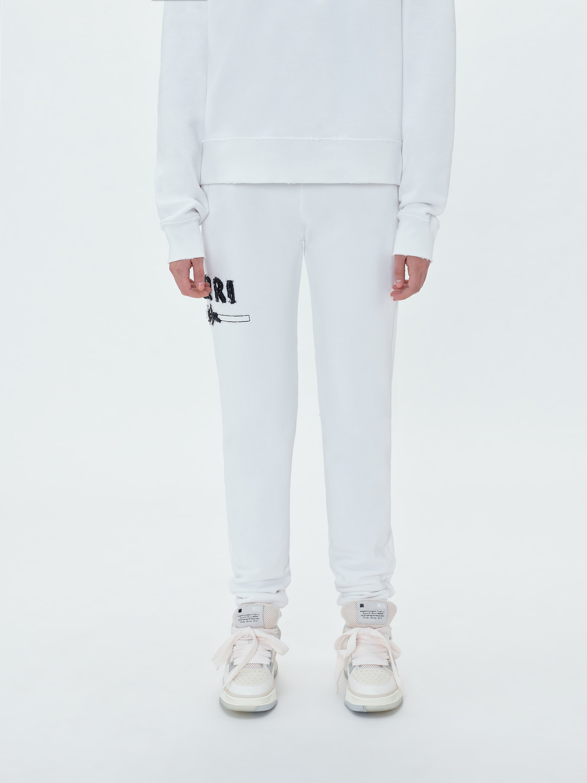 M.A. BAR APPLIQUE SWEATPANT - 4