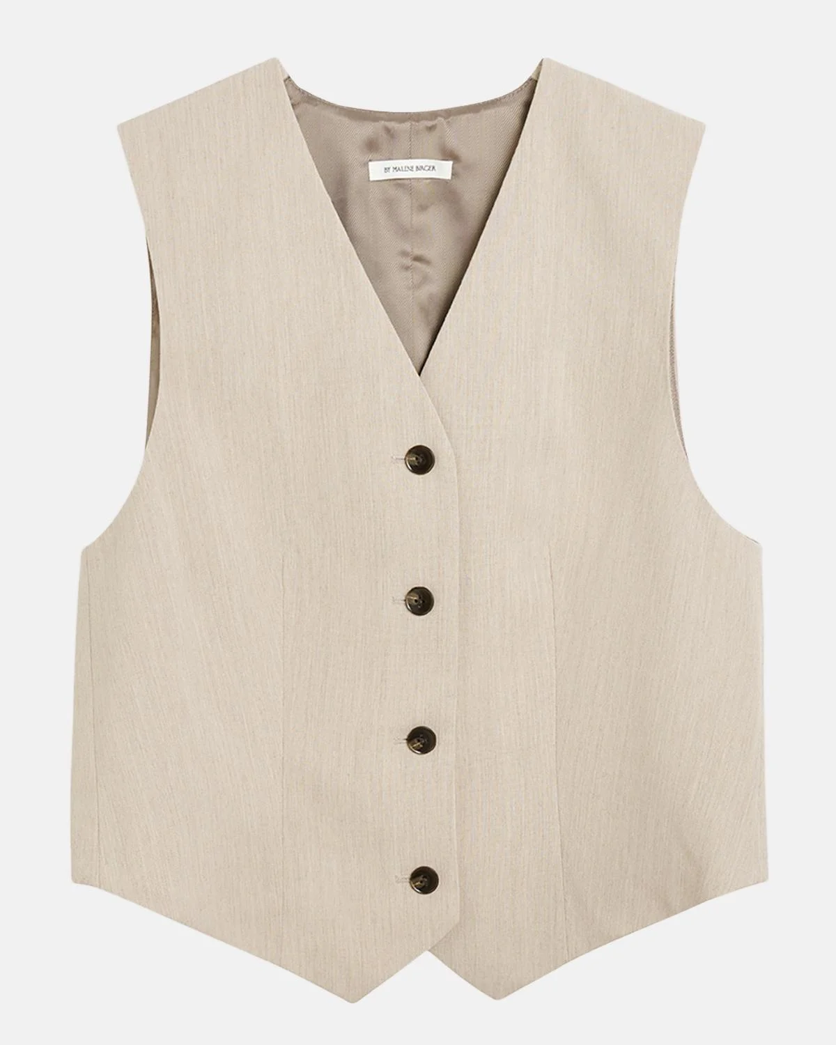 Occa Woven Button-Down Vest - 1